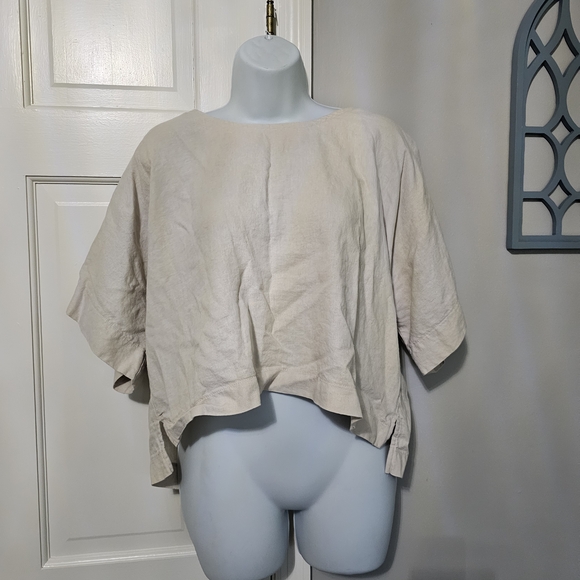 Dkny Tops - DKNY Women's Beige Blouse
